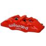 Wilwood 120-13429-RD Caliper-Forged Dynapro 6 5.25in Mount-Red-L/H 1.62/1.38in/1.38in Pistons .81in Disc