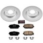 PowerStop CRK2451 Genuine Geomet Coated Rotor and Low-Dust Ceramic Brake Pad Kit
