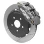 Wilwood 140-16848 Superlite/ST 6 Piston Street Kit w/ 327mm x 28mm Slotted Rotor - Hard Ano