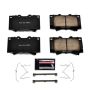 PowerStop Z23-772 PowerStop - Z23 Daily Driver Carbon-Fiber Ceramic Brake Pads with Hardware Kit