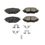 PowerStop 17-1729 PowerStop - Z17 Low-Dust Ceramic Brake Pads with Hardware