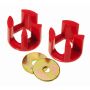 Prothane 00+ Dodge Neon Motor Mount Insert Kit - Street - Red