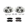 PowerStop K2008 Z23 Daily Driver Carbon-Fiber Ceramic Brake Pad and Drilled & Slotted Rotor Kit