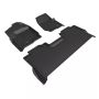 3D MAXpider L1FR16101509 22-24 Ford F-150 Super Crew Bench Seat Kagu Black R1 R2