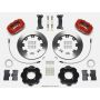Wilwood 140-14233-R Forged Dynalite Front Hat Kit 12.19in Red 2016-Up Mazda MX5 Miata w/ Lines