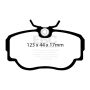 EBC Brakes DP3779C Redstuff Ceramic Low Dust Brake Pads