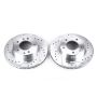 PowerStop JBR381XPR PowerStop Evolution Performance Drilled, Slotted & Plated Brake Rotor Pair