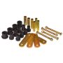 Prothane Chrysler SS Conv HD Spring & Shackles Bushings - Black
