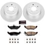 PowerStop CRK5149 Genuine Geomet Coated Rotor and Low-Dust Ceramic Brake Pad Kit