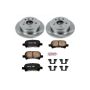PowerStop KOE2417 OE Stock Replacement Low-Dust Ceramic Brake Pad and Rotor Kit