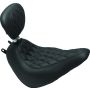 Mustang Motorcycle 75579 Mustang 08-21 Harley Electra Glide,Rd Glid, Rd King, Str Glide Tour Passenger Seat w/Studs - Black