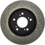 Stoptech 128.40048R 00-09 Honda S2000 Front Drilled Right Rotor