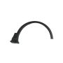 RT FRONT WHEEL OPENING MOLDING W/O PARALLEL PARK ASSIST; TEXTURED BLACK FORD ESCAPE 17-19