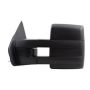 LH DOOR MIRROR TRAILER TOW TYPE PWR HEATED W/ SIGNAL LMP & PUDDLE LMP BLK F150 07-12