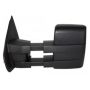 LH DOOR MIRROR TRAILER TOW TYPE PWR HEATED W/ MEMORY, SIGNAL & PUDDLE LMP CHR F150 08-14