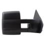 RH DOOR MIRROR TRAILER TOW TYPE PWR HEATED W/ SIGNAL LMP & PUDDLE LMP BLK F150 07-12