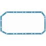 FEL PRO GASKETS 1837 Engine Oil Pan Gasket Set Composite material w/steel core and silicone coating