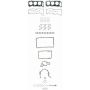 FEL PRO GASKETS 260-1898 Engine Gasket Set