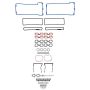 FEL PRO GASKETS HSU 26345 Engine Cylinder Head Gasket Set Head Gasket Sold Separately