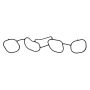 FEL PRO GASKETS MS 97061 Fuel Injection Plenum Gasket Set
