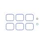 FEL PRO GASKETS MS 97241 Fuel Injection Plenum Gasket Set