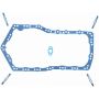 FEL PRO GASKETS OS 30522 R Engine Oil Pan Gasket Set PermaDry molded rubber, Oil Pan SnapUps Included