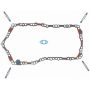 FEL PRO GASKETS OS 30522 T Engine Oil Pan Gasket Set PermaDryPlus rigid carrier, Oil Pan SnapUps Included