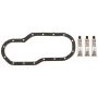 FEL PRO GASKETS OS 30803 Engine Oil Pan Gasket Set High-temperature Rubber-coated fiber