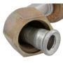 Four Seasons 10606 90 Degree Female Flare, Aluminum, Standard Diameter Beadlock, A/C Fitting