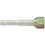 Four Seasons 11408 Straight Female Flare, Aluminum, Standard Diameter Barb and Clamp, A/C Fitting