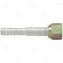 Four Seasons 11408 Straight Female Flare, Aluminum, Standard Diameter Barb and Clamp, A/C Fitting