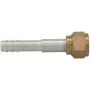 Four Seasons 12008 Straight Female O-Ring, Aluminum, Standard Diameter Barb and Clamp, A/C Fitting