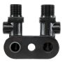 Four Seasons 12199 #8 MIO Discharge, #10 MIO Suction 90 Degree Compressor Manifold