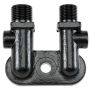 Four Seasons 12199 #8 MIO Discharge, #10 MIO Suction 90 Degree Compressor Manifold