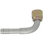 Four Seasons 12208 90 Degree Female O-Ring, Aluminum, Standard Diameter Barb and Clamp, A/C Fitting