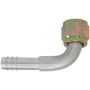 Four Seasons 12210 90 Degree Female O-Ring, Aluminum, Standard Diameter Barb and Clamp, A/C Fitting