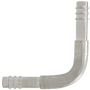 Four Seasons 12328 90 Degree In-line Splicer, Aluminum, Standard Diameter Barb and Clamp, A/C Fitting