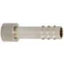 Four Seasons 12382 Braze-On Hose Connector (outer), Steel, Standard Diameter Barb and Clamp