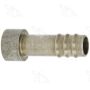 Four Seasons 12383 Braze-On Hose Connector (outer), Steel, Standard Diameter Barb and Clamp