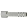 Four Seasons 12391 Braze-On Hose Connector (outer), Aluminum, Standard Diameter Barb and Clamp