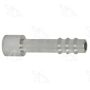 Four Seasons 12391 Braze-On Hose Connector (outer), Aluminum, Standard Diameter Barb and Clamp