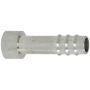 Four Seasons 12392 Braze-On Hose Connector (outer), Aluminum, Standard Diameter Barb and Clamp