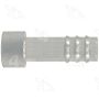 Four Seasons 12393 Braze-On Hose Connector (outer), Aluminum, Standard Diameter Barb and Clamp