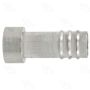 Four Seasons 12394 Braze-On Hose Connector (outer), Aluminum, Standard Diameter Barb and Clamp