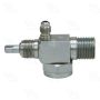 Four Seasons 12731 90 Degree Rotolock to Male Insert O-Ring with R12 Service Port, Steel, Service Valve