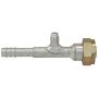 Four Seasons 12759 Straight Female O-Ring with R12 Service Port, Aluminum, Std. Dia. Barb and Clamp