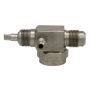 Four Seasons 12778 90 Degree Tube-O to Male Flare with R12 Service Port, Steel, Adapter, A/C Fitting
