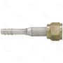 Four Seasons 13406 Straight Female O-Ring, Aluminum, Standard Diameter Barb and Clamp, A/C Fitting