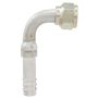 Four Seasons 13610 90 Degree Female O-Ring, Aluminum, Standard Diameter Barb and Clamp, A/C Fitting