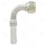 Four Seasons 13610 90 Degree Female O-Ring, Aluminum, Standard Diameter Barb and Clamp, A/C Fitting